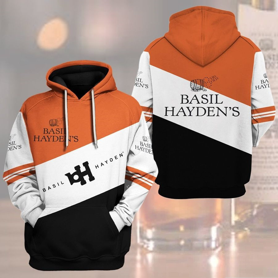 Basil Hayden's Bourbon Whiskey Premium Hoodie for Men and Women