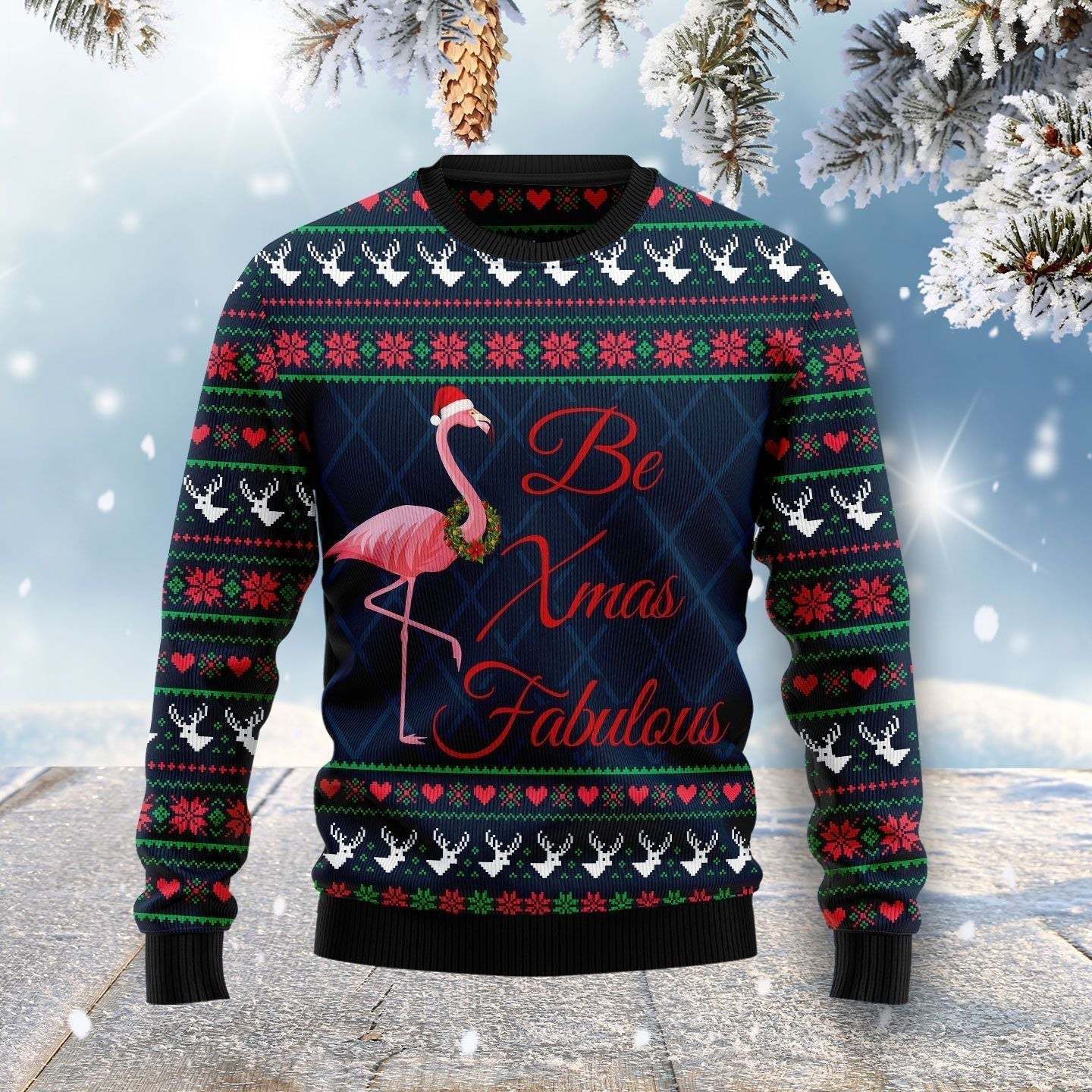 Be Xmas Fabulous Ugly Christmas Sweater Ugly Sweater For Men Women