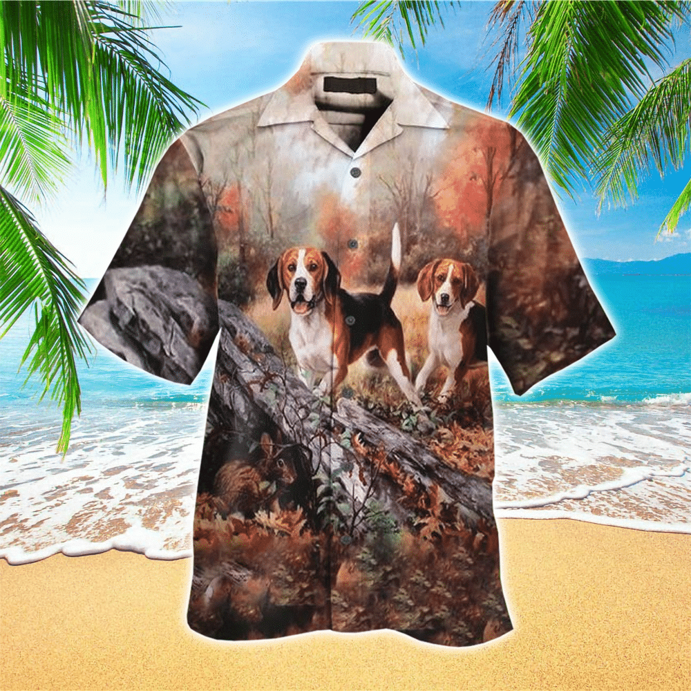 Beagle Hawaiian Shirt Mens Hawaiian Shirt For Dog Lover Shirt for Men and Women