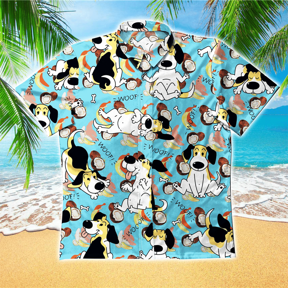 Beagle Shirt Beagle Hawaiian Shirt For Dog Lovers Shirt for Men and Women