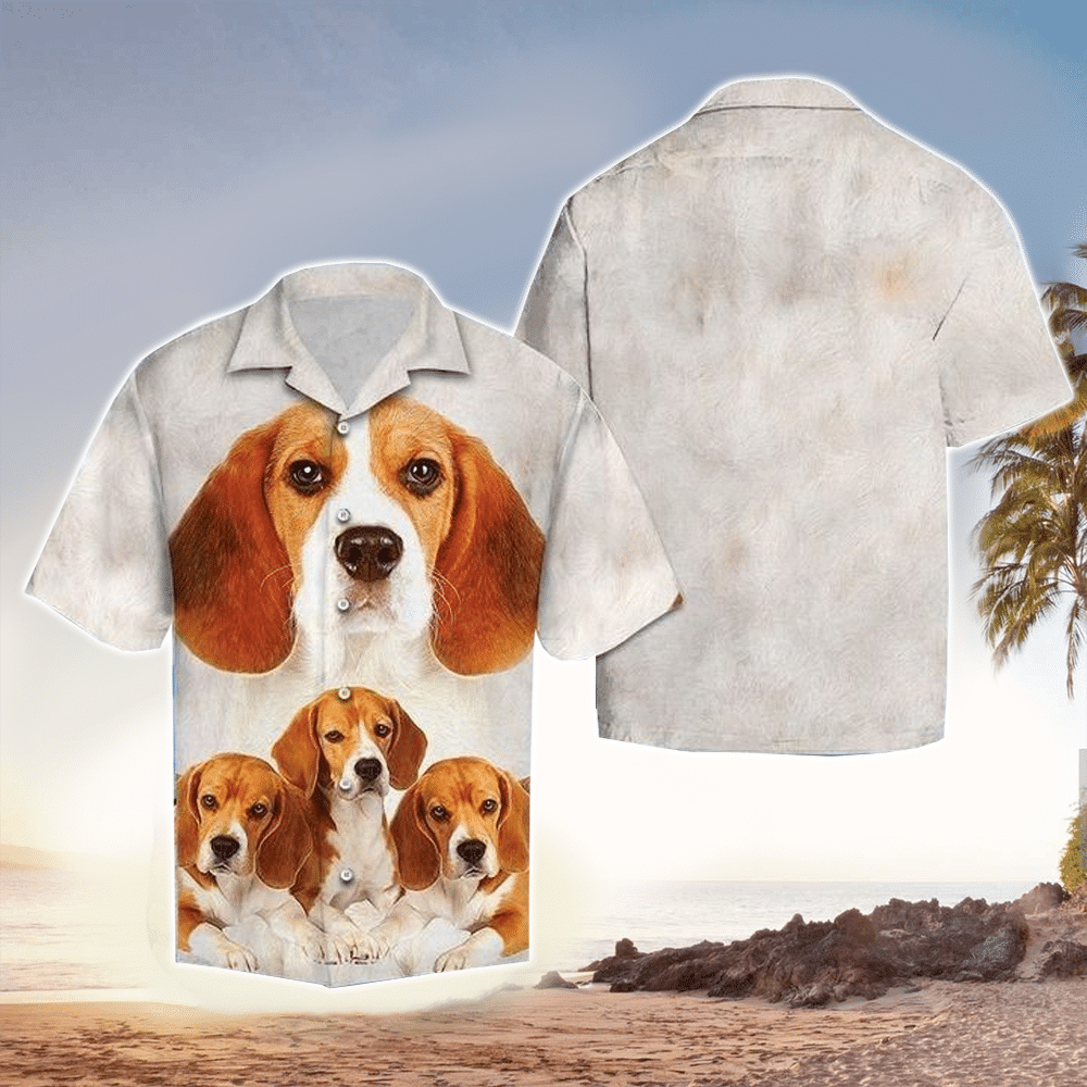 Beagle Shirt Beagle Hawaiian Shirt For Dog Lovers Shirt for Men and Women