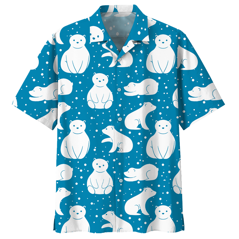 Bear Hawaiian Shirt - Hawaiian Shirt For Men