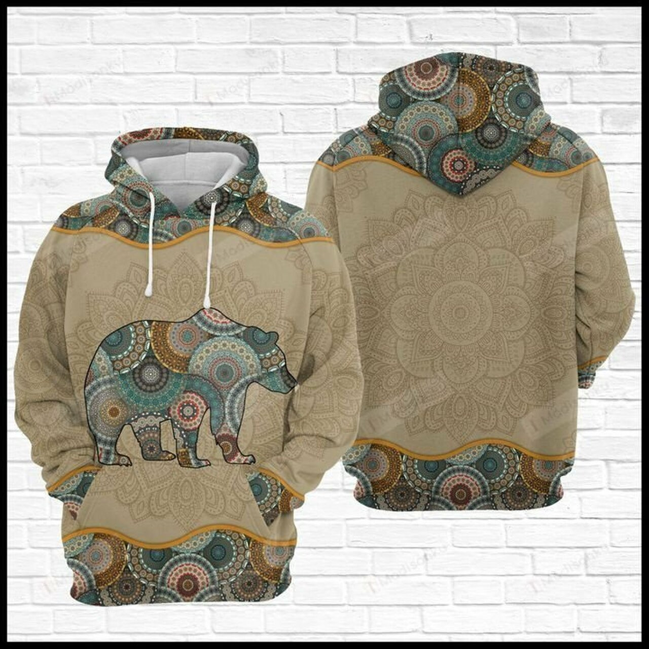 Bear Mama Mandal For Unisex 3d All Over Print Hoodie