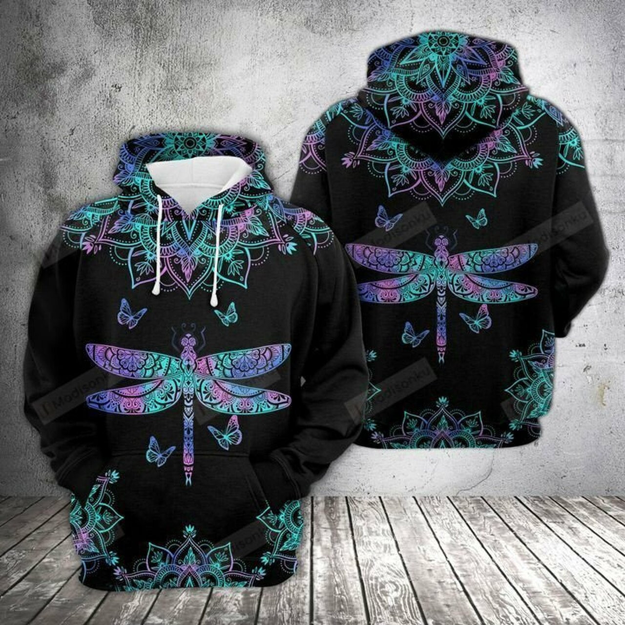 Beautiful Dragonfly For Unisex 3d All Over Print Hoodie