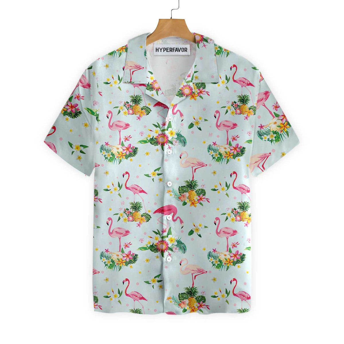Beautiful Flamingo Shirt For Men Hawaiian Shirt