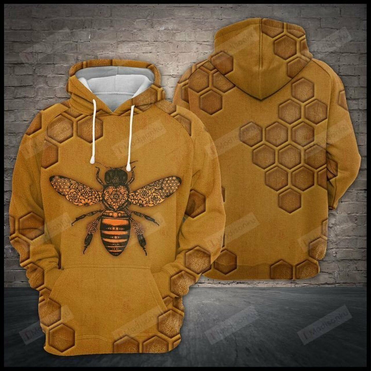 Bee 3d All Over Print Hoodie