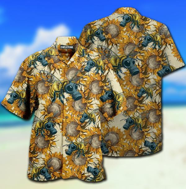 Bee Bee Everywhere And Sunflowers Limited Edition - Hawaiian Shirt Hawaiian Shirt For Men