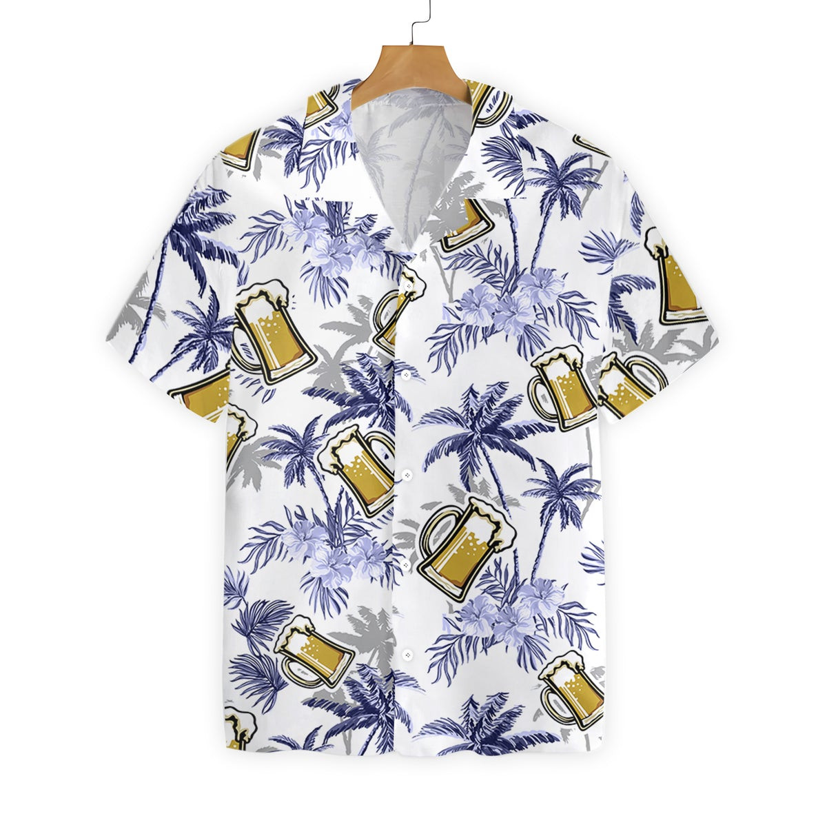 Beer Coconut Tree V Hawaiian Shirt