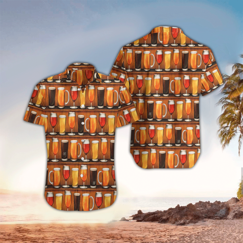 Beer Hawaiian Shirt Mens Hawaiian Shirt For Beer Lover Shirt for Men and Women