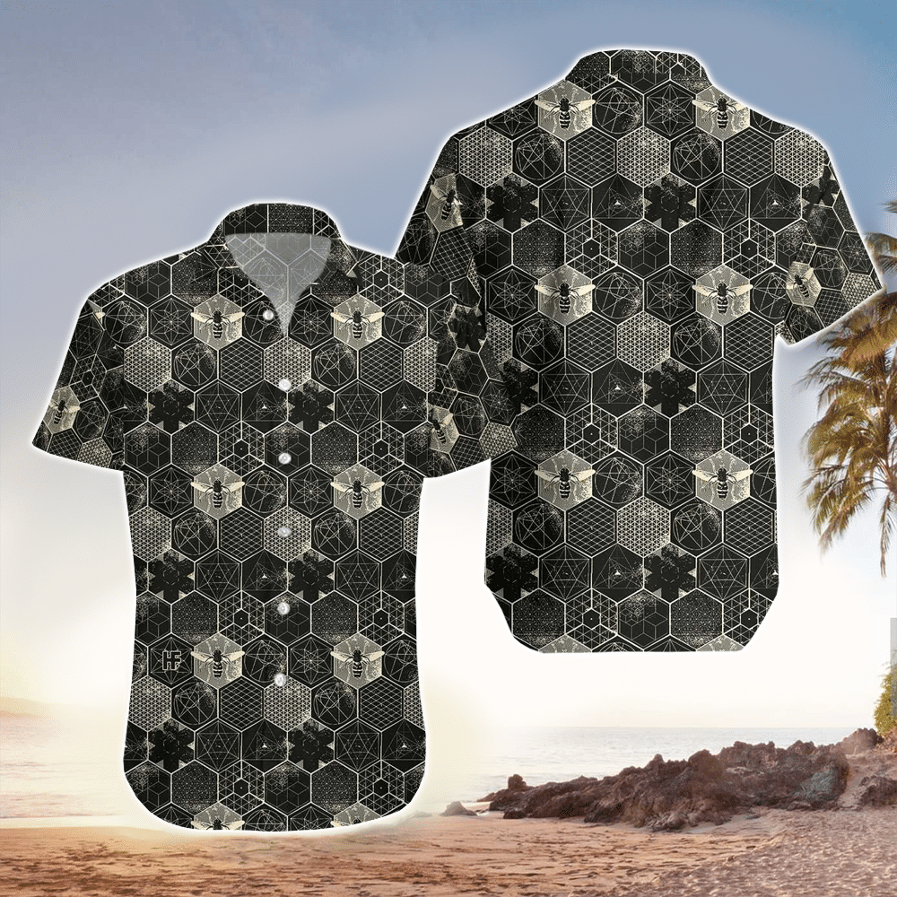 Bees Hawaiian Shirt For Men Bees Lover Gifts Shirt for Men and Women