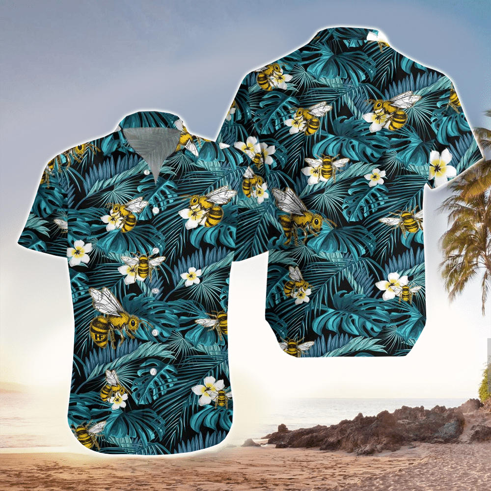 Bees Shirt Bees Hawaiian Shirt For Bees Lovers Shirt for Men and Women