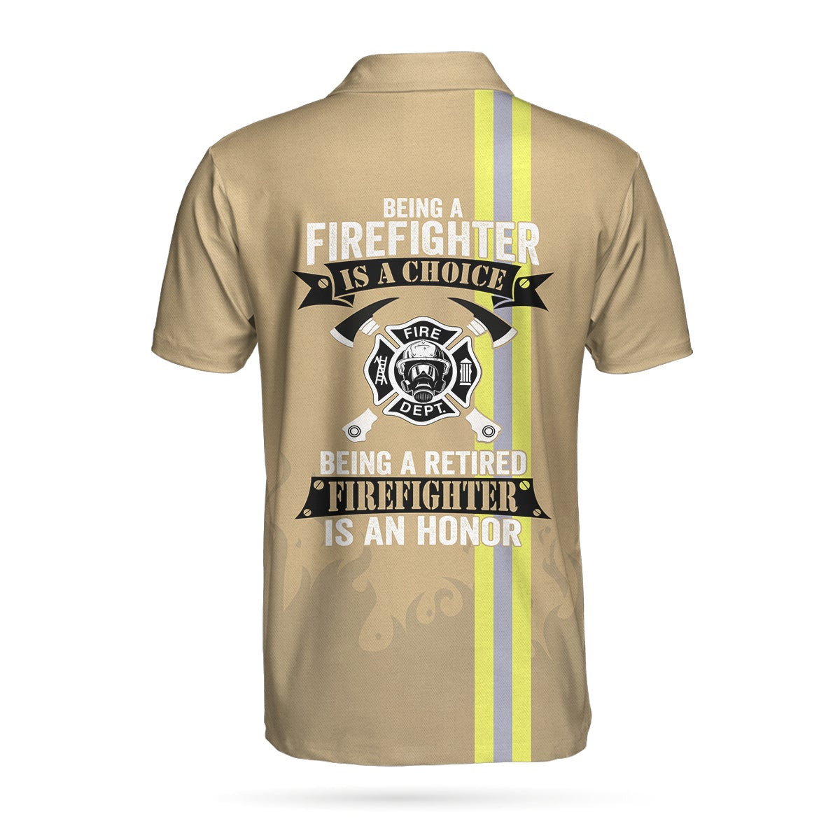 Being A Firefighter Is A Choice Short Sleeve Polo Shirt Retired Firefighter Polo Shirt Best Firefighter Shirt For Men