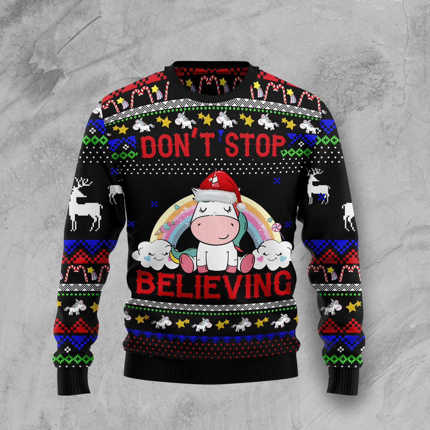 Believing Ugly Christmas Sweater Ugly Sweater For Men Women