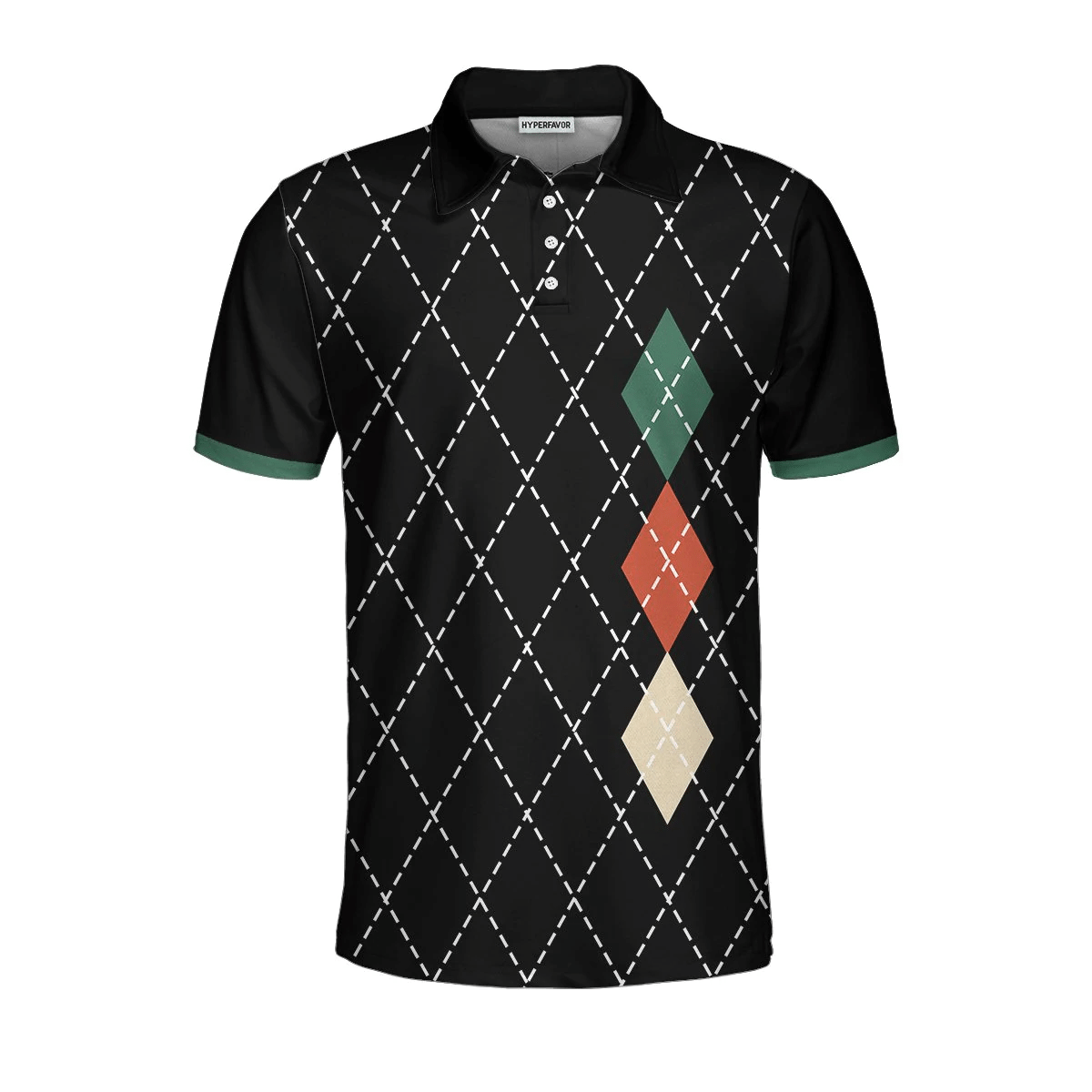 Best Dad By Par Polo Shirt Best Argyle Pattern Golf Shirt For Male Golf Gift Idea For Dad On Fathers Day