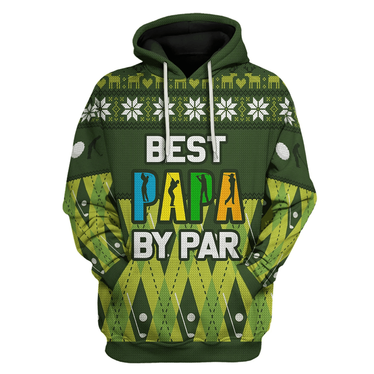 Best Papa By Par 3d All Print Hoodie