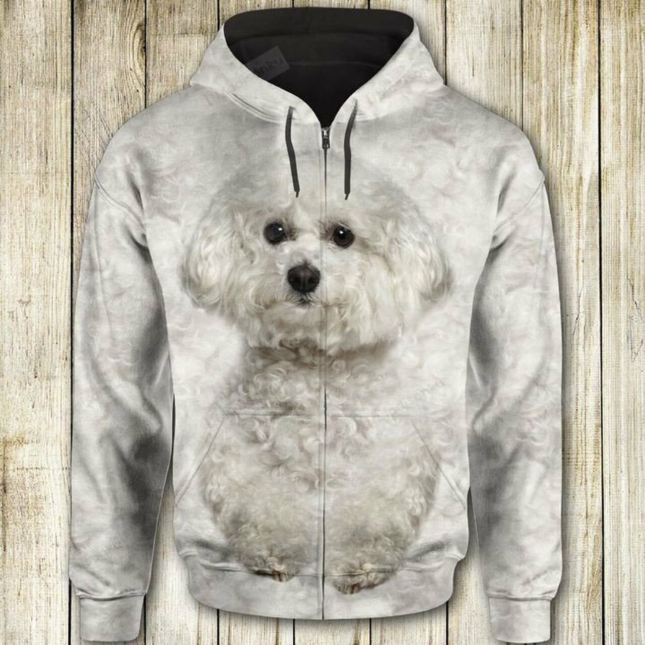 Bichon Frise Cute Face 3d All Over Print Hoodie