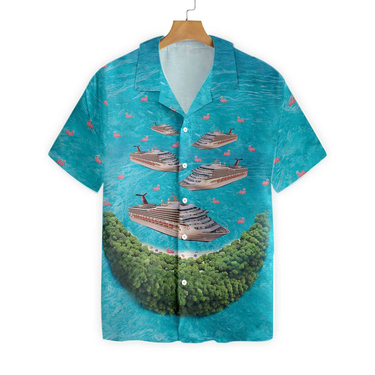 Big Cruise Ship Hawaiian Shirt