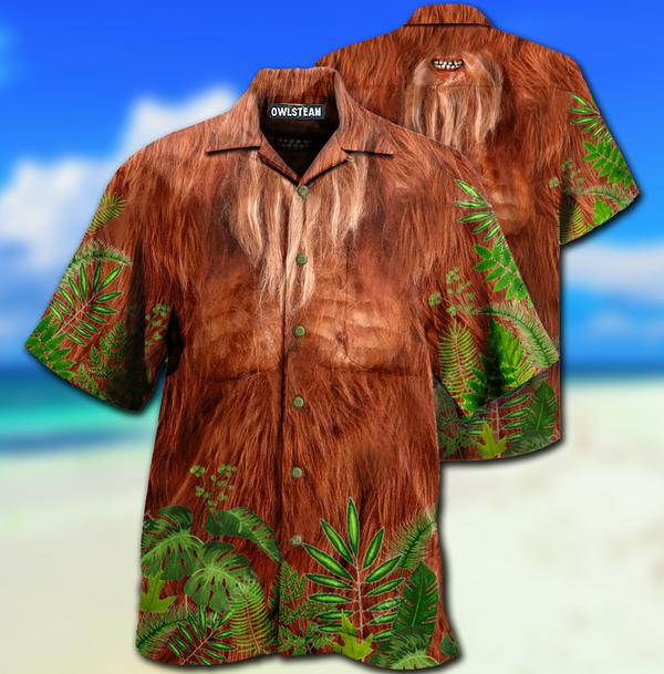 Bigfoot Hair Dont Care Limited Edition - Hawaiian Shirt - Hawaiian Shirt For Men