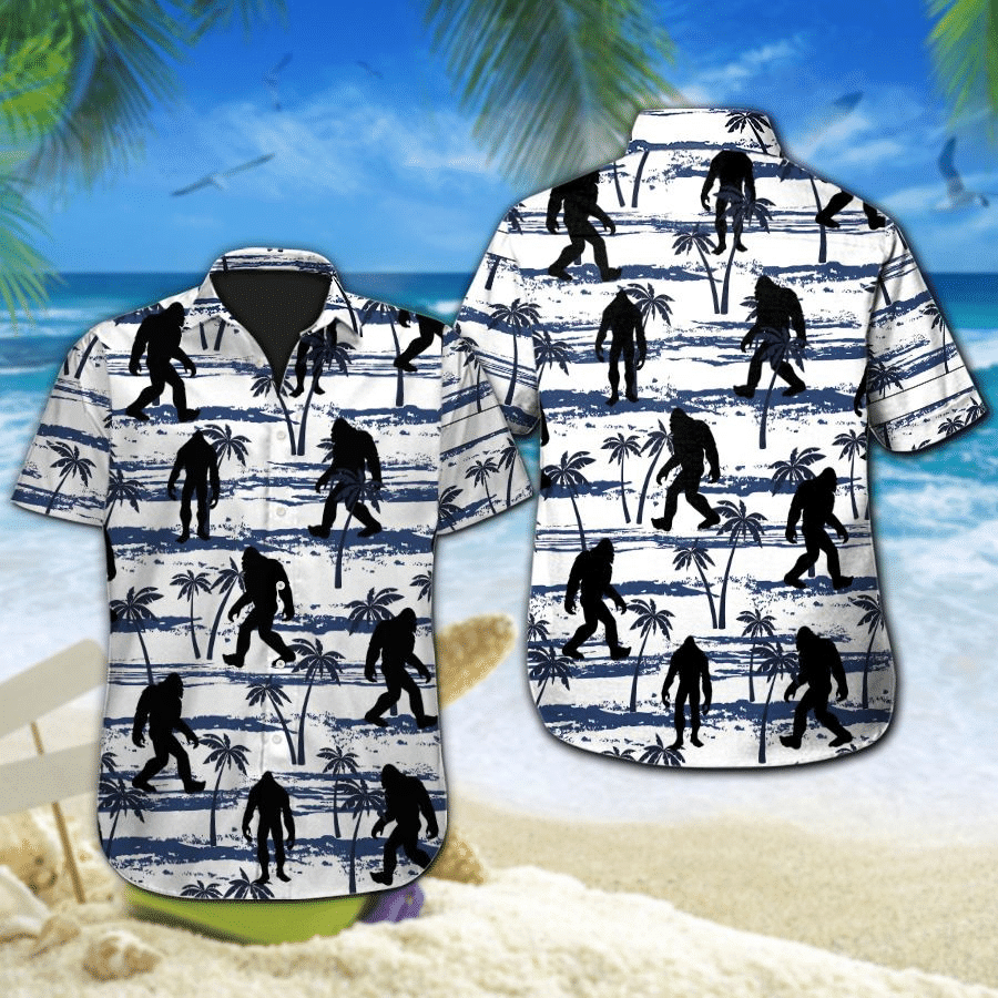 Bigfoot Hawaiian Shirt Bigfoot Shirt For Men and Women