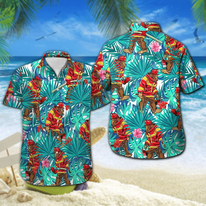 Bigfoot Hawaiian Shirt Bigfoot Shirt For Men and Women