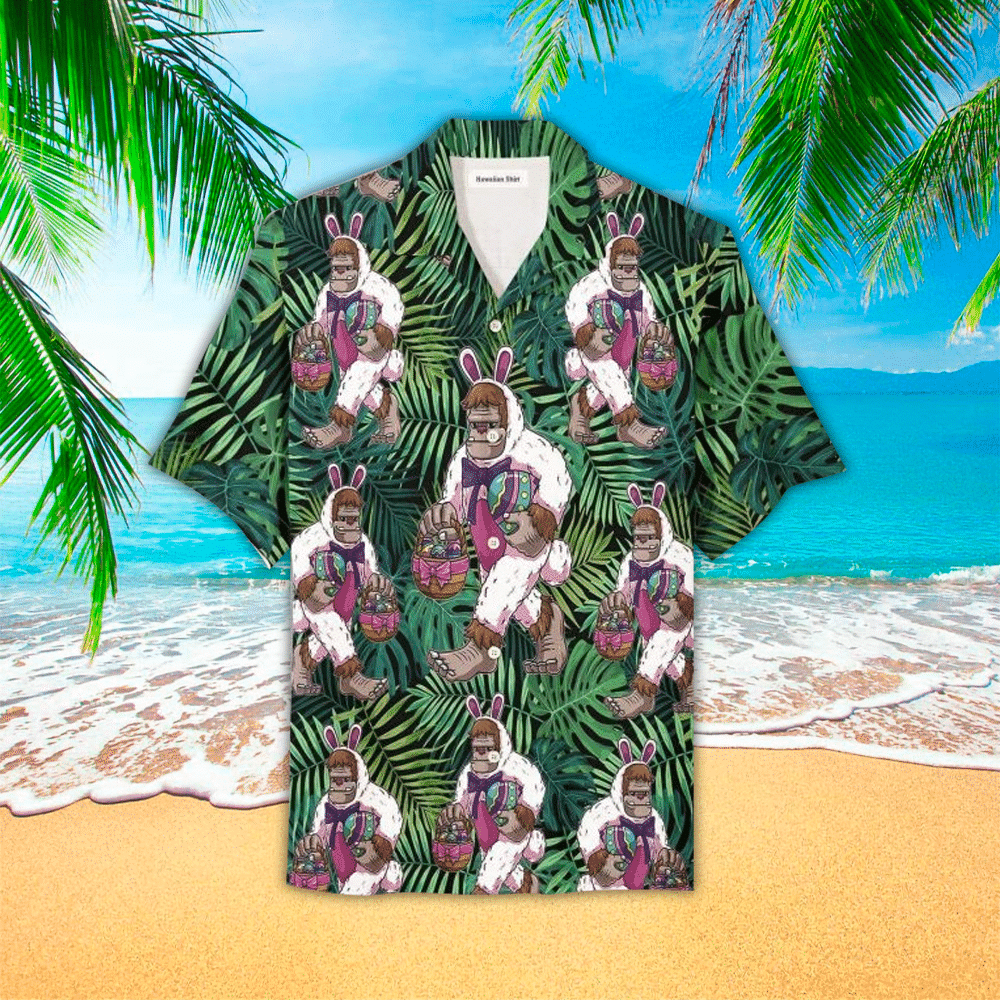 Bigfoot Hawaiian Shirt Perfect Bigfoot Clothing Shirt For Men and Women