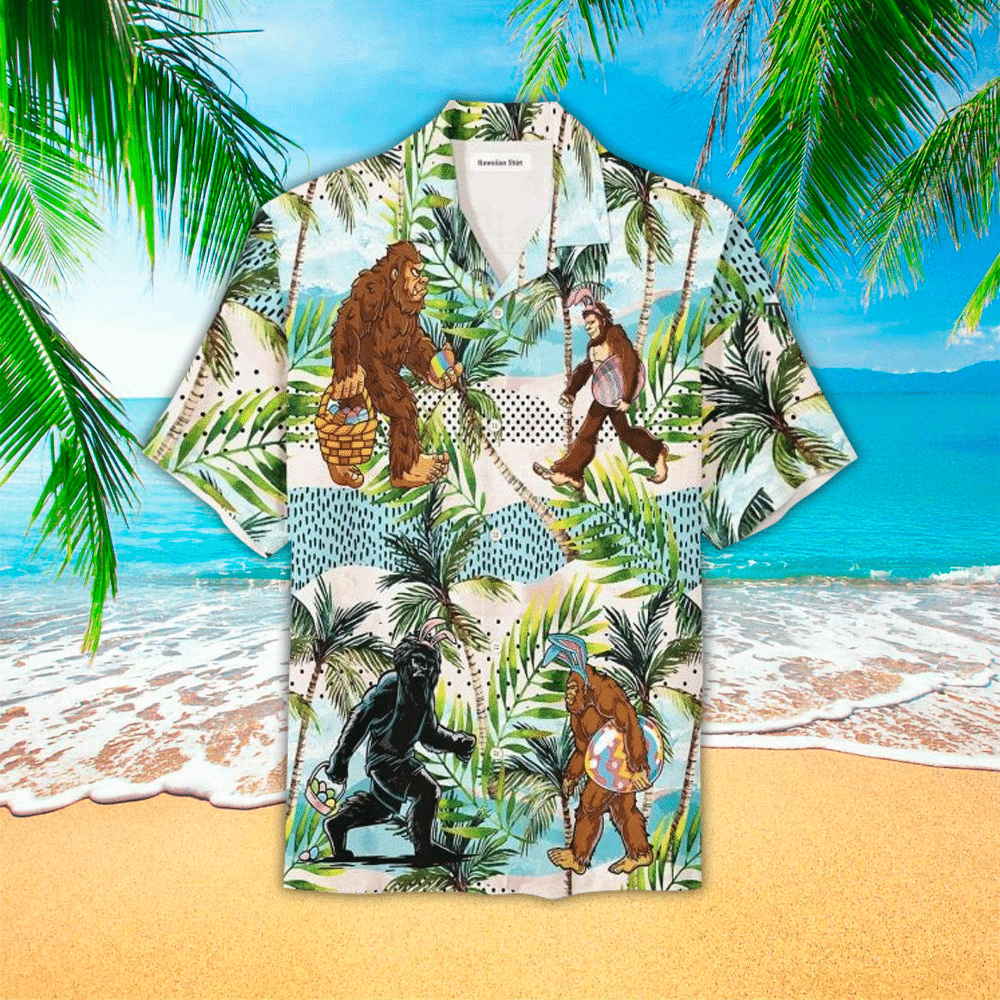 Bigfoot Hawaiian Shirt Perfect Bigfoot Clothing Shirt For Men and Women