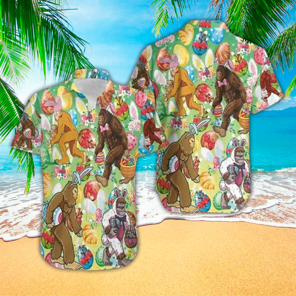 Bigfoot Hawaiian Shirt Perfect Bigfoot Clothing Shirt For Men and Women