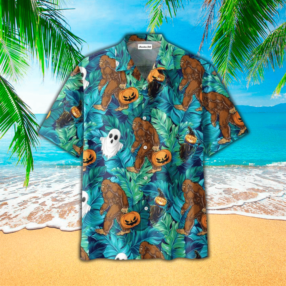 Bigfoot Hawaiian Shirt Perfect Gift Ideas For Bigfoot Lover Shirt For Men and Women