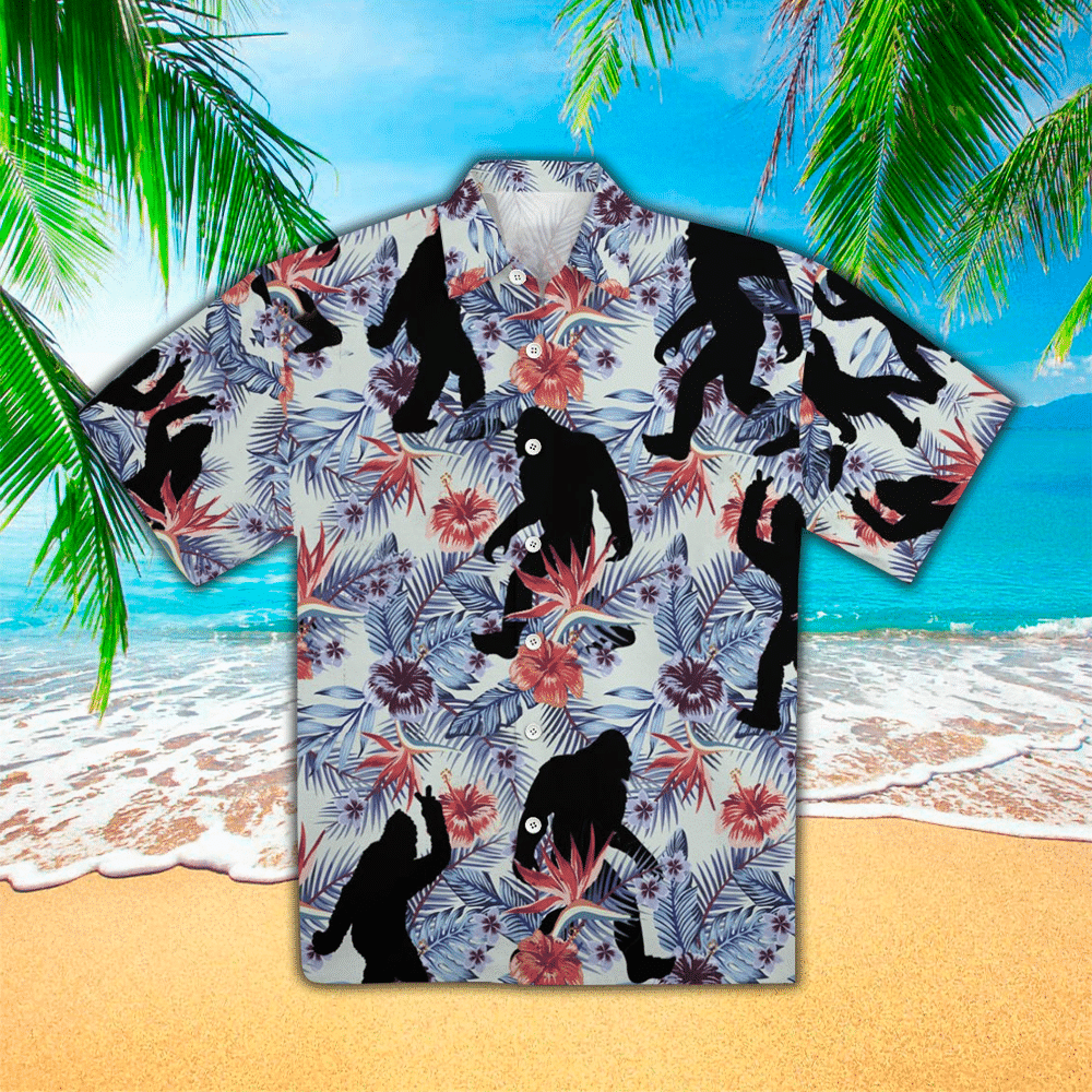 Bigfoot Hawaiian Shirt Perfect Gift Ideas For Bigfoot Lover Shirt For Men and Women