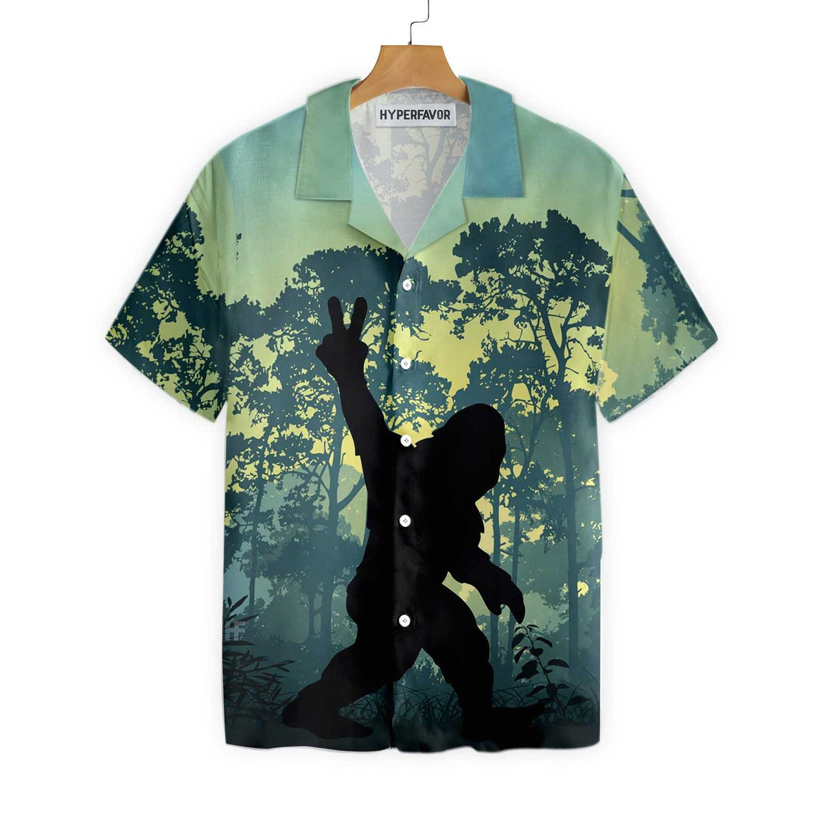 Bigfoot Saw Me Hawaiian Shirt