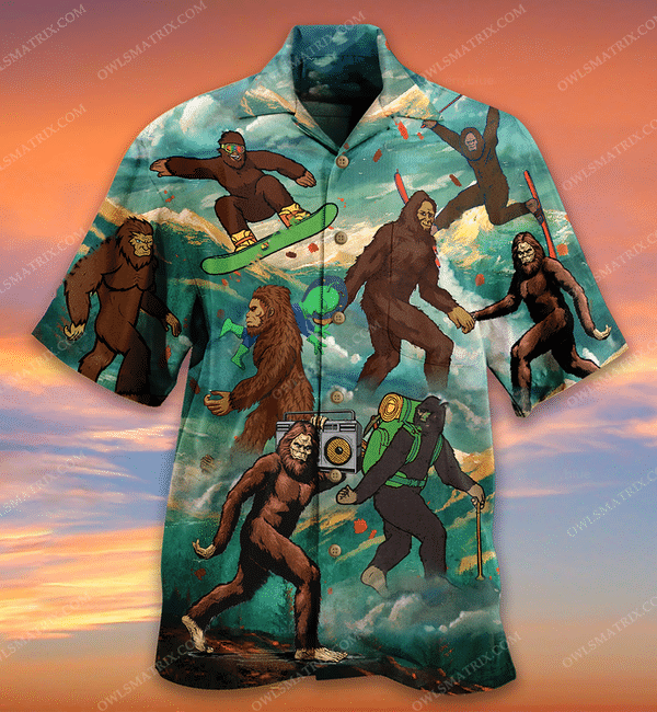 Bigfoot Travel Limited Edition - Hawaiian Shirt - Hawaiian Shirt For Men