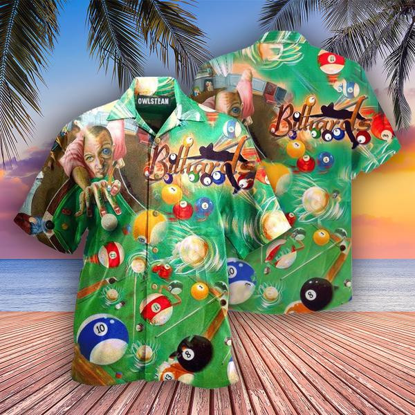 Billard It Worked In My Head Billard Cue Sport Edition - Hawaiian Shirt - Hawaiian Shirt For Men