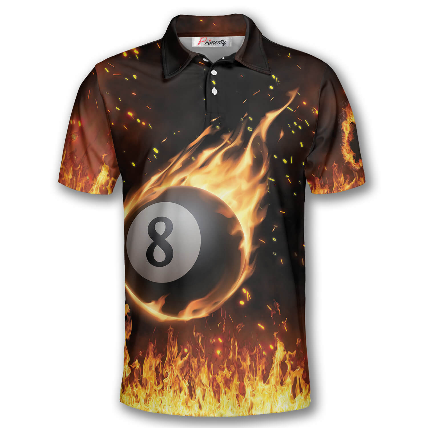 Billiards Pool Play So I Dont Choke People Fire Billiard Shirts for Men Billiard Polo Shirt