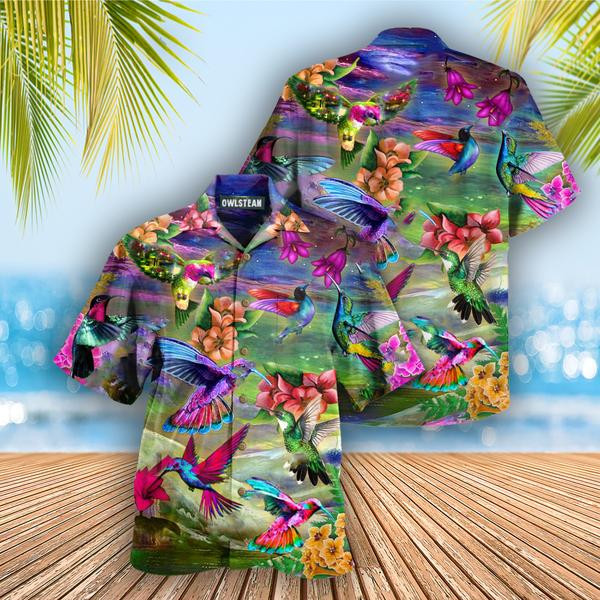 Bird Life Is Better With A Hummingbird Edition - Hawaiian Shirt - Hawaiian Shirt For Men