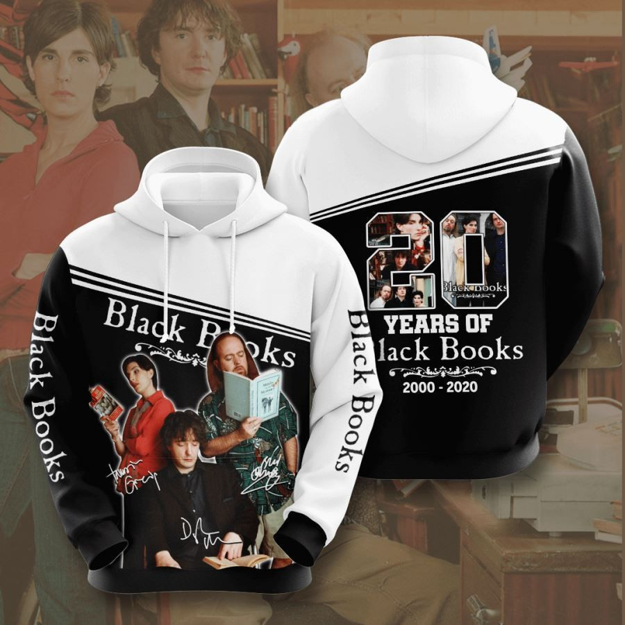 Black Books No192 Custom Hoodie 3D All Over Print