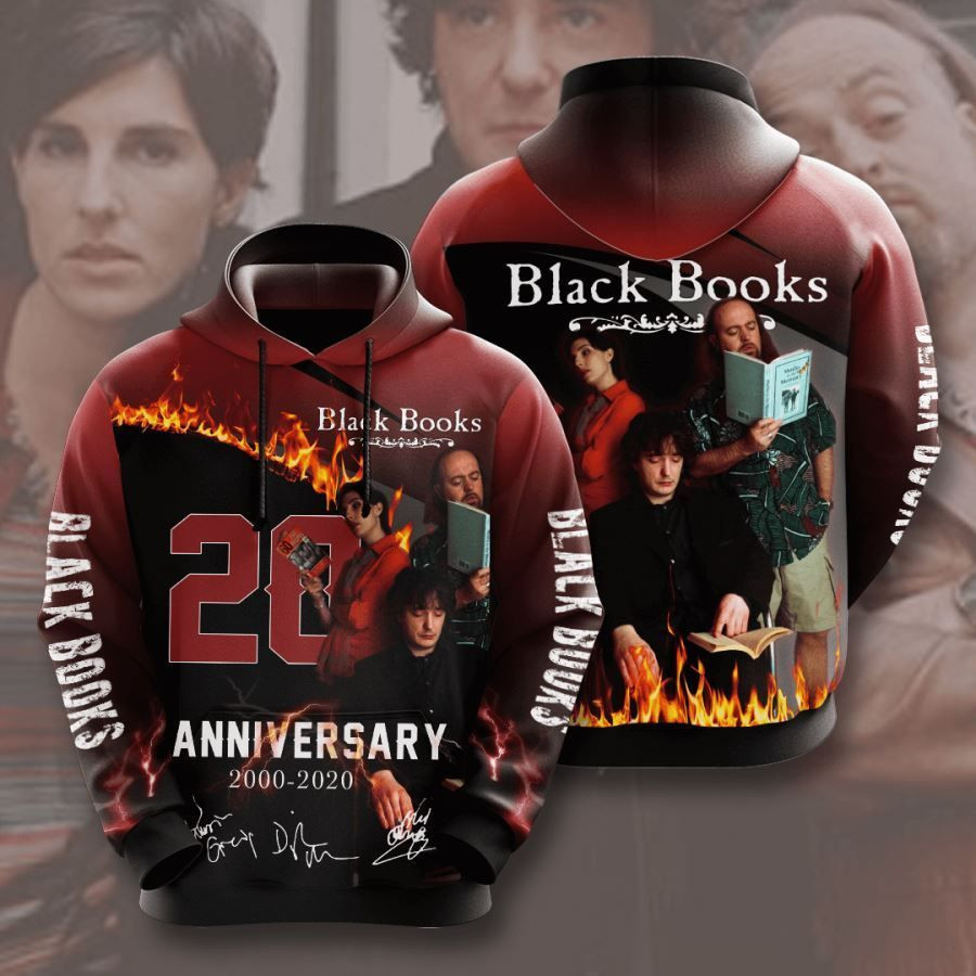 Black Books No193 Custom Hoodie 3D All Over Print