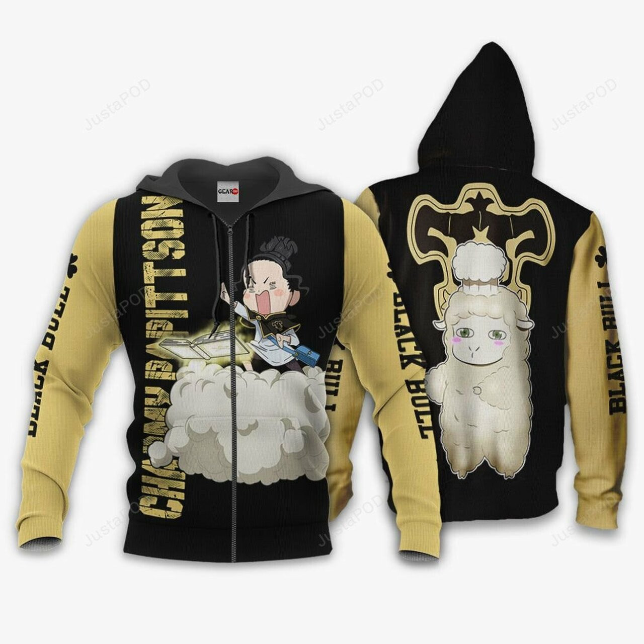 Black Bull Charmy Black Clover Anime 3d All Over Print Hoodie