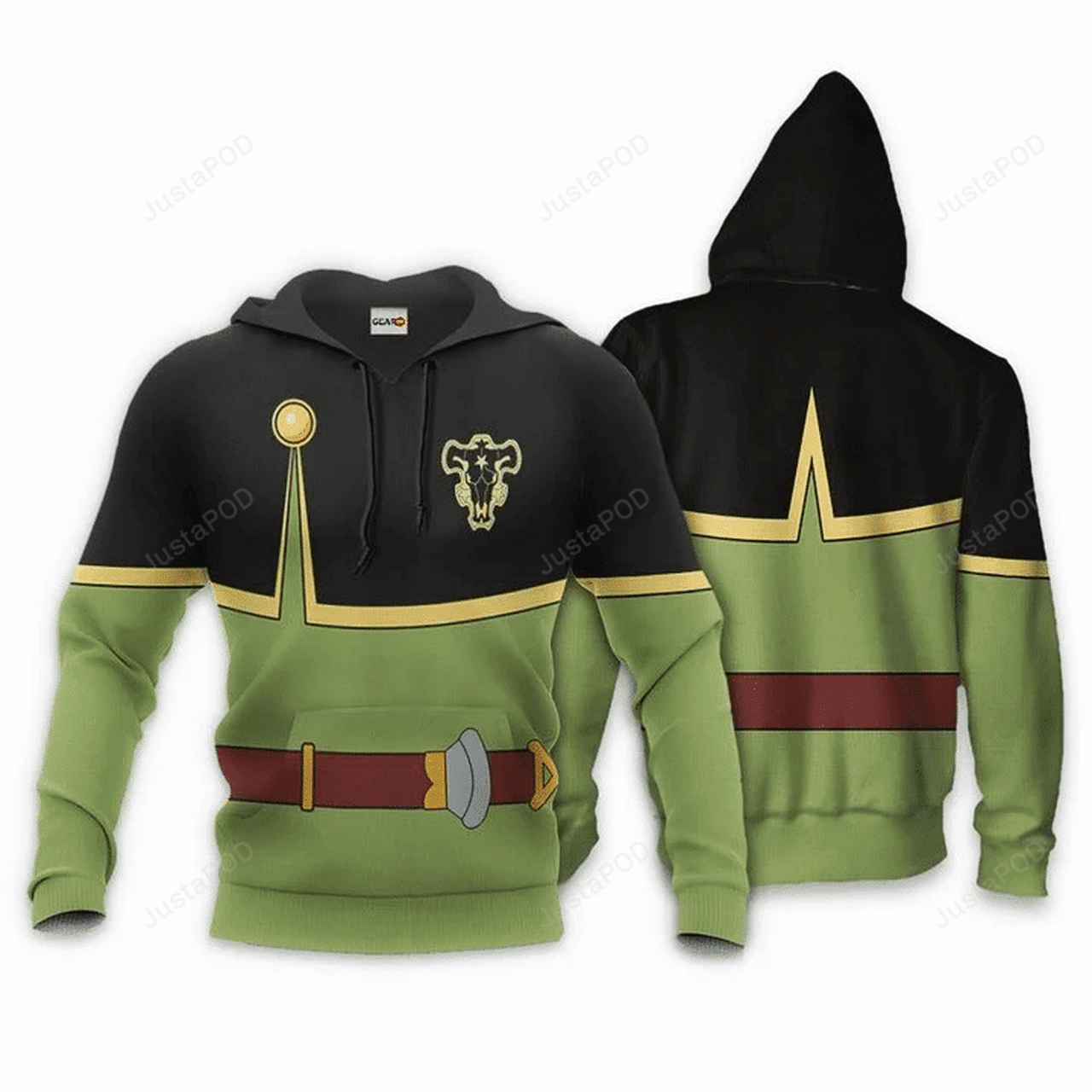 Black Bull Finral Roulacase Black Clover Anime 3d All Over Print Hoodie