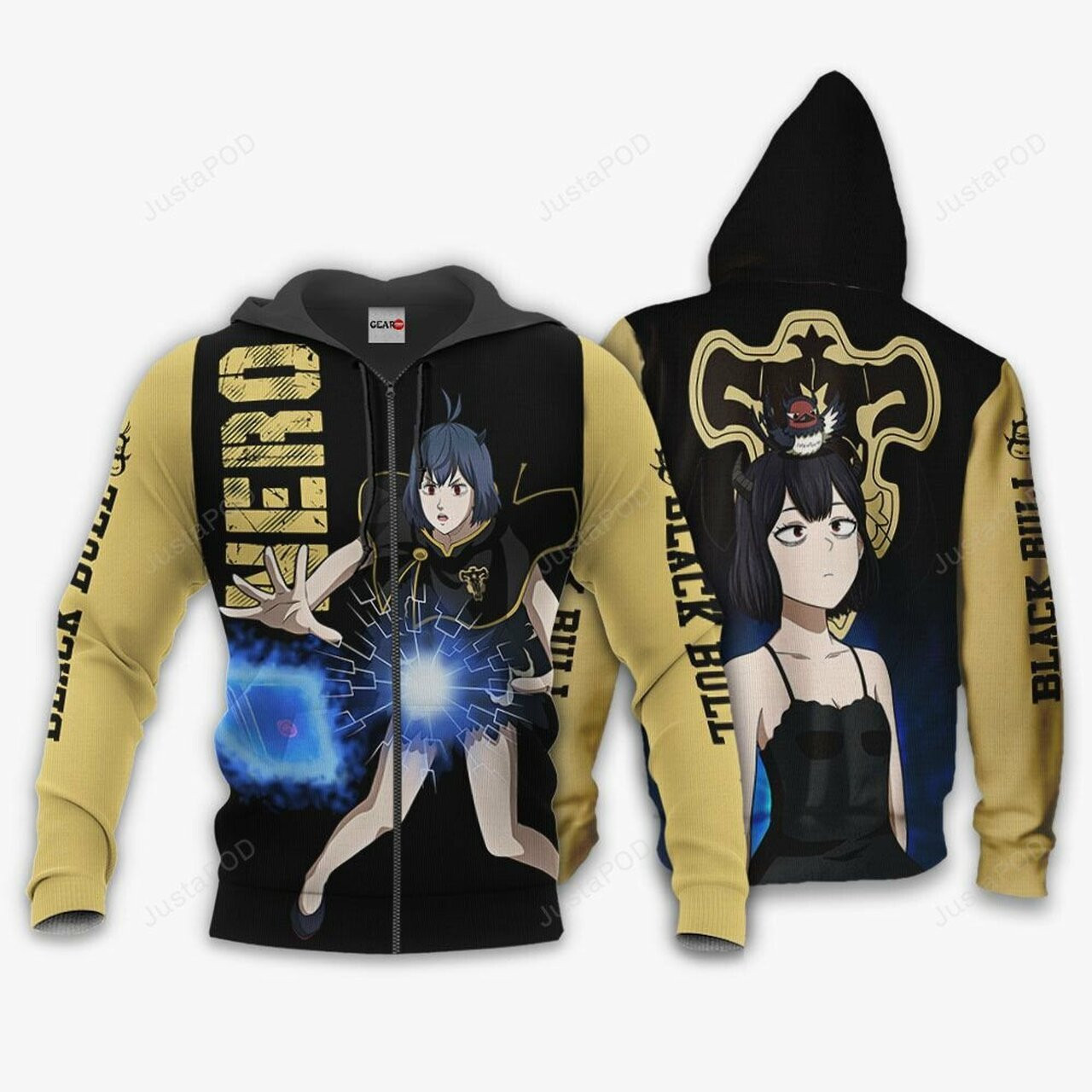 Black Bull Nero Black Clover Anime 3d All Over Print Hoodie