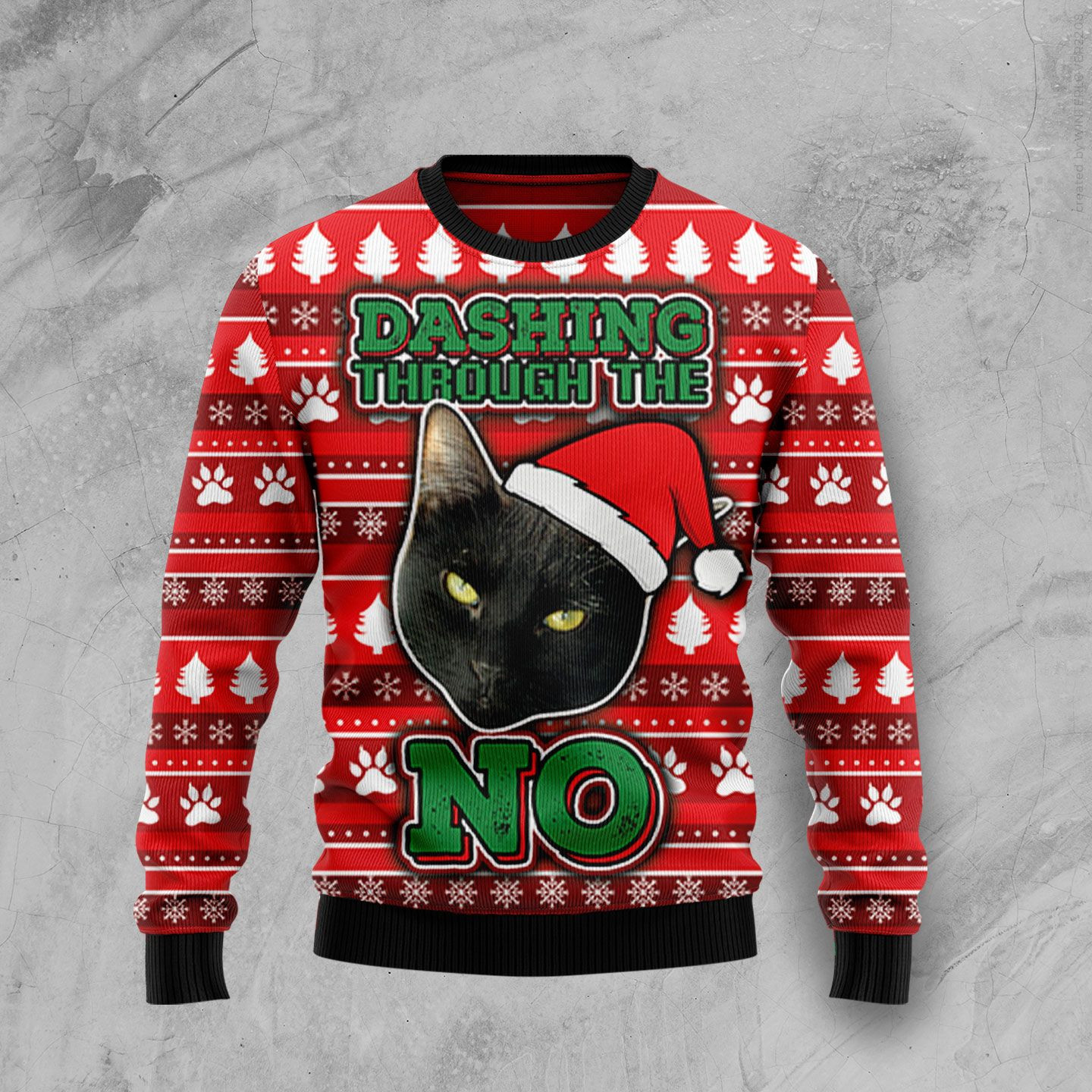 Black Cat Ugly Christmas Sweater Ugly Sweater For Men Women