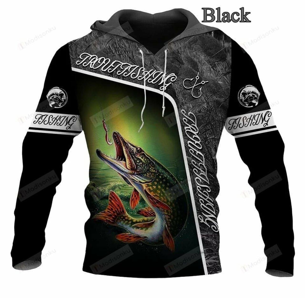 Black Fish For Unisex 3d All Over Print Hoodie, Zip-up Hoodie