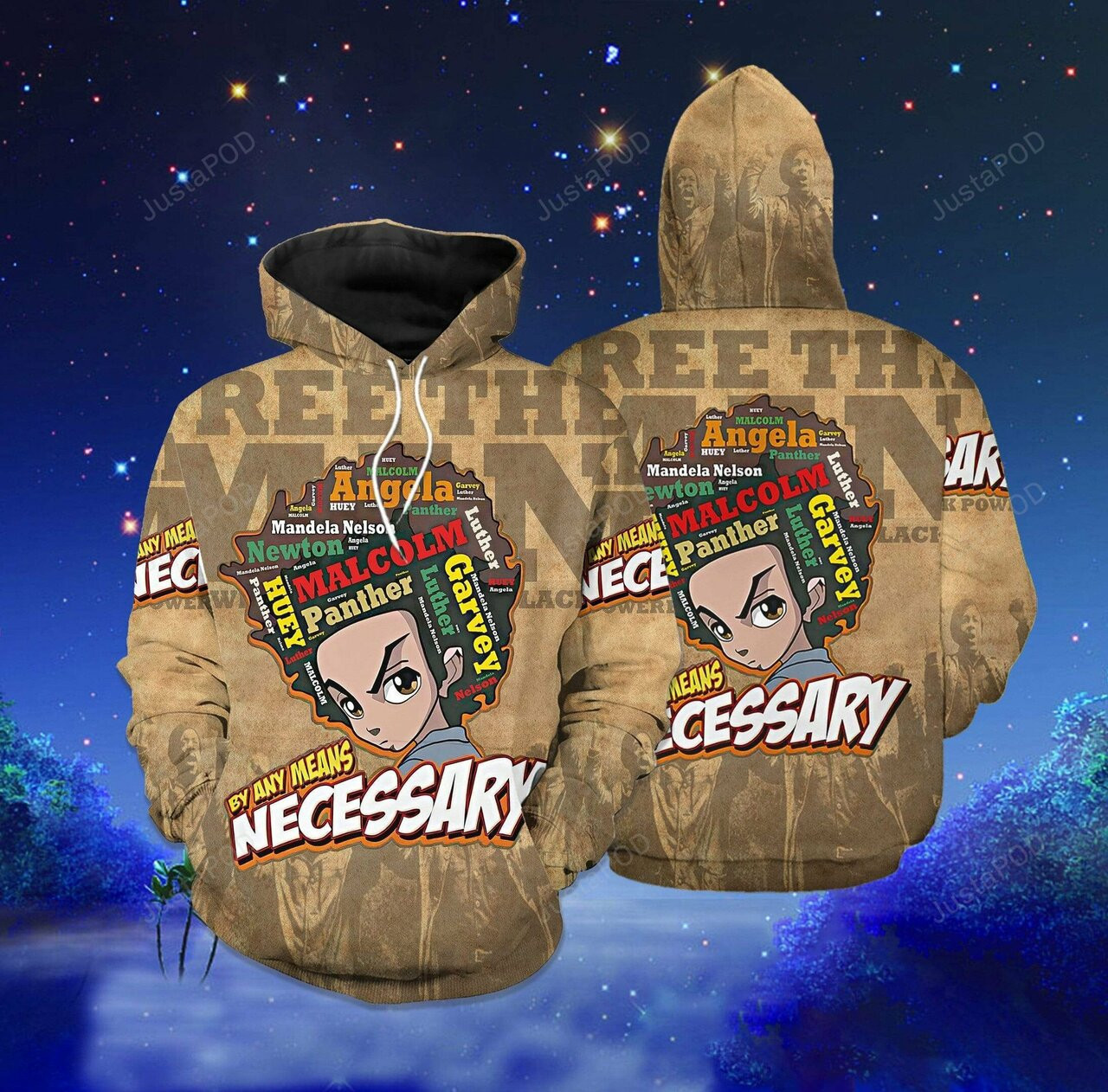 Black Man Necessary 3d All Over Print Hoodie