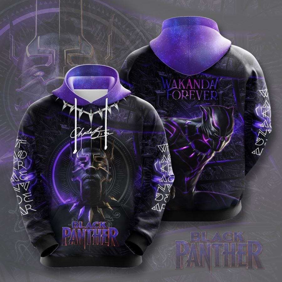 Black Panther No194 Custom Hoodie 3D All Over Print