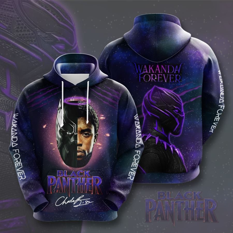 Black Panther No195 Custom Hoodie 3D