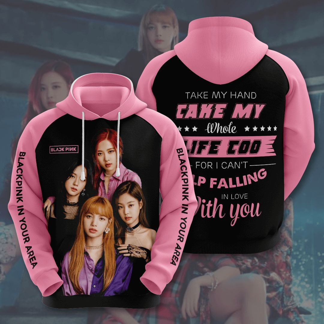 Black Pink No197 Custom Hoodie 3D All Over Print