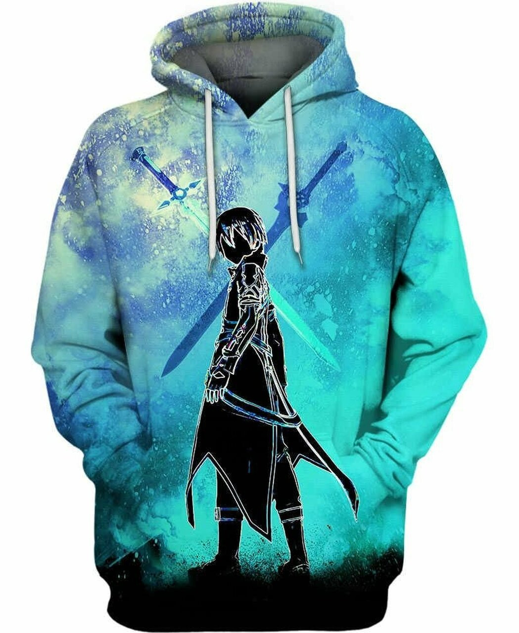 Black Swordsman Soul 3d All Over Print Hoodie