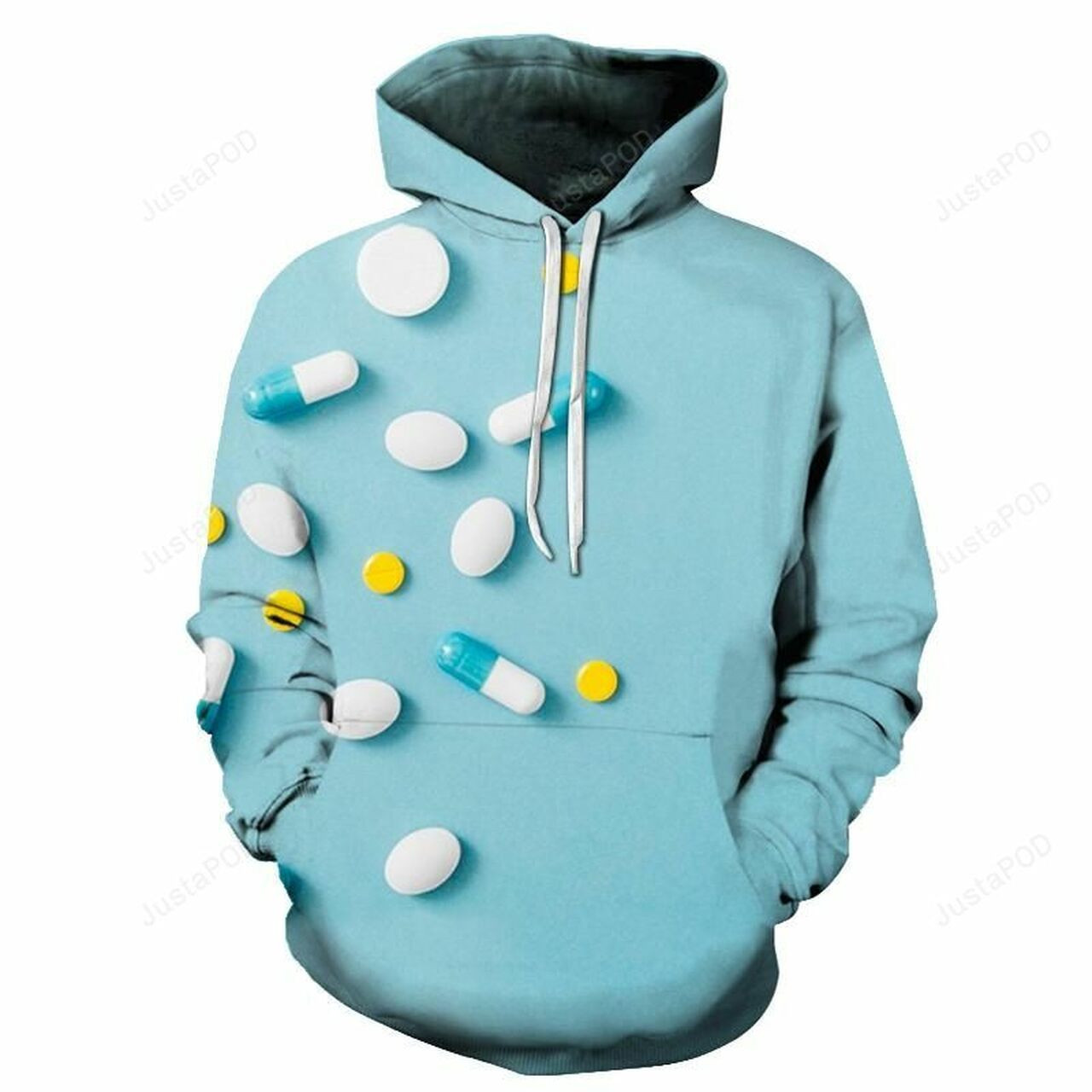 Blue Medicine Awareness 3d All Over Print Hoodie