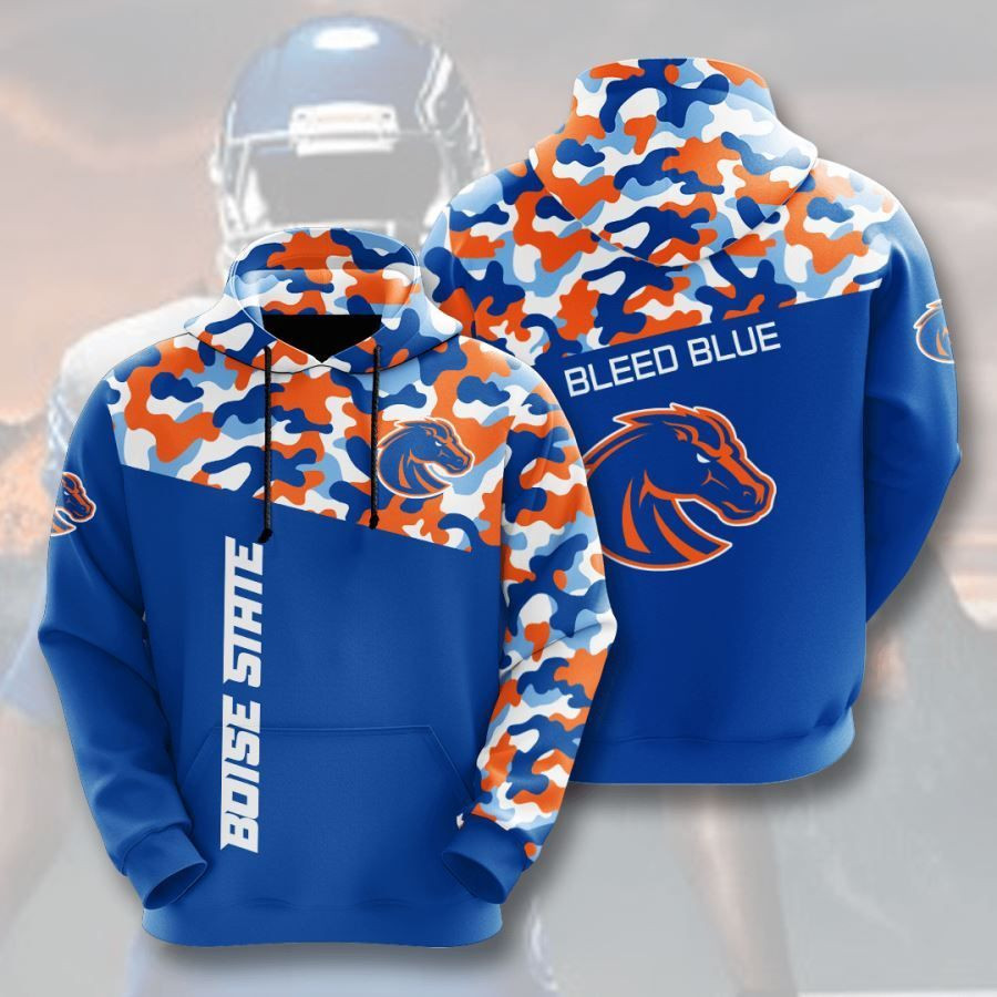 Boise State Broncos No208 Custom Hoodie 3D All Over Print