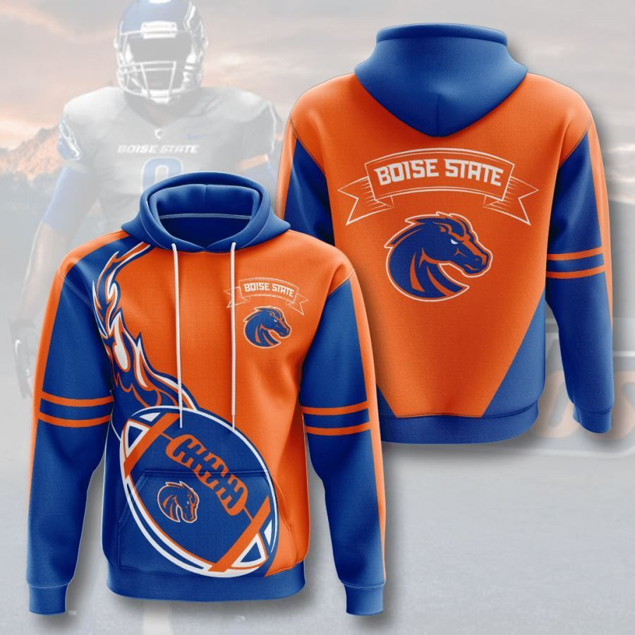 Boise State Broncos No210 Custom Hoodie 3D All Over Print