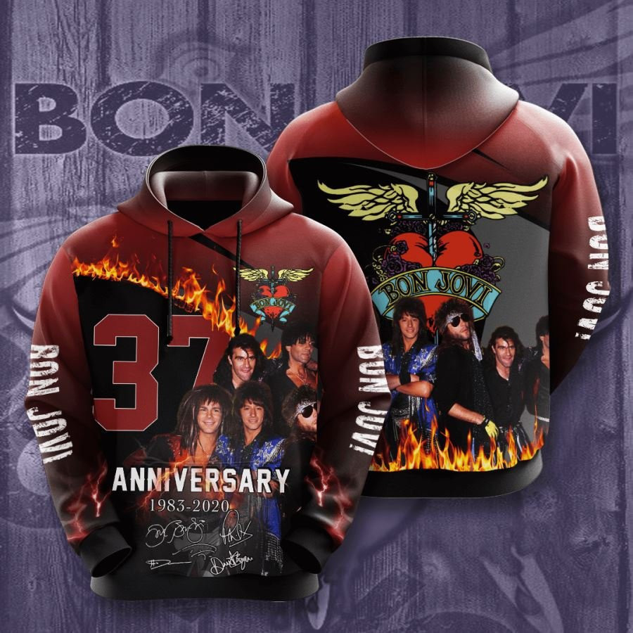 Bon Jovi No215 Custom Hoodie 3D